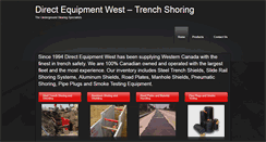 Desktop Screenshot of dewest.ca